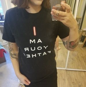 Uniqlo I am your father Star wars tee shirt